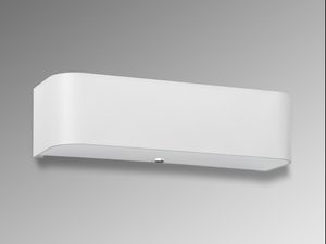 Miniaturka 1 - Kinkiet LED biały o lekko zaokrąglonej bryle – światło pośrednie