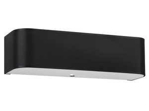 Miniaturka 6 - Minimalistyczny czarny kinkiet LED z prostokątnym korpusem