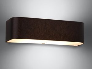 Miniaturka 8 - Brązowy kinkiet LED z miękkim rozproszeniem światła w górę i dół