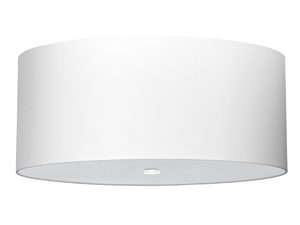 Miniaturka 1 - Minimalistyczna lampa z białym abażurem – aranżacja wnętrza