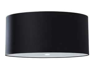 Miniaturka 7 - Lampa LED z czarnym abażurem o cylindrycznym kształcie