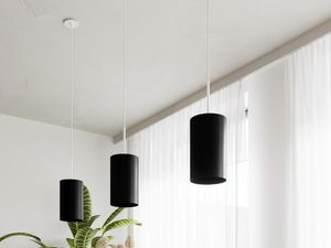 Miniaturka 12 - Projekt sufitu z czarną lampą LED nad roślinami