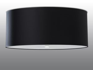 Miniaturka 8 - Nowoczesny czarny abażur LED o cylindrycznym kształcie