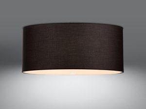 Miniaturka 9 - Lampa LED z gładkim czarnym abażurem w stylu nowoczesnym