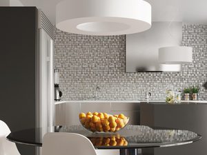 Miniaturka 5 - Biała lampa LED w stylu loft – wnętrze nowoczesnej kuchni