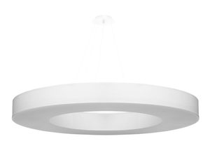 Miniaturka 1 - Pierścieniowa lampa LED z białą oprawą i światłem rozproszonym