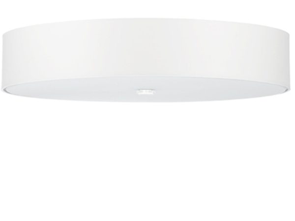 Biała okrągła lampa LED, nowoczesne oświetlenie sufitowe