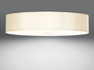 Miniaturka 3 - Kremowa lampa LED sufitowa z mlecznym kloszem, ciepłe światło