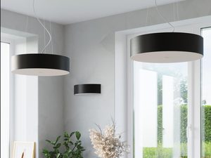 Miniaturka 10 - Skandynawska jadalnia z lampą LED w kolorze czarnym