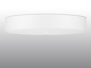 Miniaturka 2 - Okrągła biała lampa LED w stylu nowoczesnym do salonu