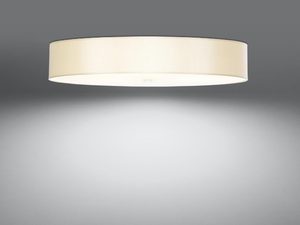 Miniaturka 3 - Designerska lampa LED sufitowa w odcieniu kremowym
