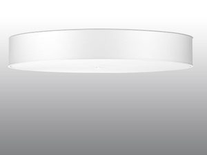 Miniaturka 2 - Nowoczesna lampa LED sufitowa w kolorze bieli, widok z dołu