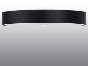 Miniaturka 8 - Czarno-biała lampa LED sufitowa o cylindrycznej formie