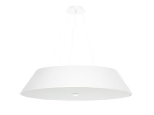 Miniaturka 1 - Designerska biała lampa LED wisząca, styl minimalistyczny