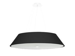 Miniaturka 7 - Czarna nowoczesna lampa LED wisząca o stożkowym kształcie