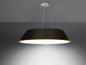 Miniaturka 9 - Lampa LED wisząca czarna z ciepłym spodem, styl loftowy