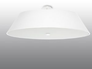 Miniaturka 2 - Biała cylindryczna lampa LED z mlecznym spodem, styl skandynawski