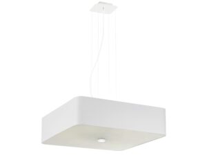 Miniaturka 1 - Biały elegancki żyrandol na białym tle