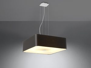Miniaturka 9 - Minimalistyczna czarna lampa LED zawieszona przy suficie