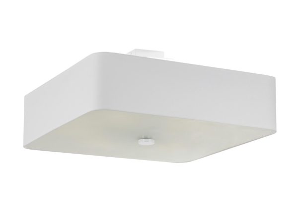 Nowoczesna lampa LED kwadratowa w kolorze off-white