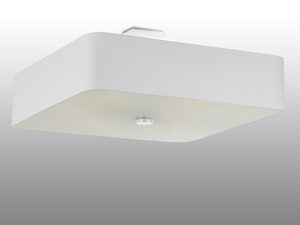 Miniaturka 2 - Lampa LED biała z półmatowym kloszem do nowoczesnych wnętrz
