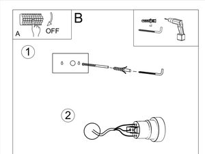 Miniaturka 7 - Montaż prostokątnego kinkietu z instrukcją krok po kroku