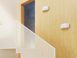 Miniaturka 5 - Jasne wnętrze z białym kinkietem LED w stylu skandynawskim