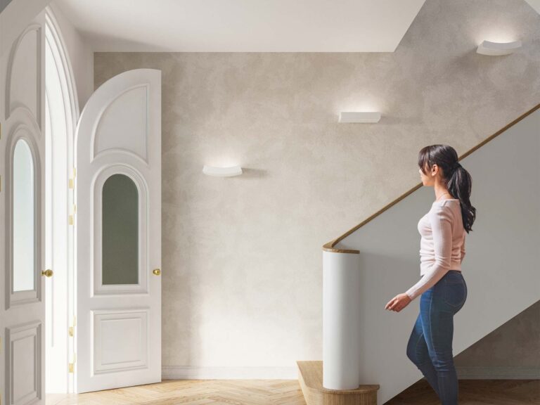 Oświetlenie led na schodach