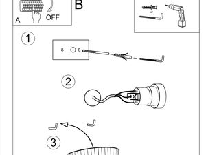 Miniaturka 7 - Instrukcja montażu kinkietu ceramicznego