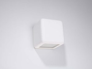 Miniaturka 1 - Geometryczna oprawa oświetleniowa na ścianę z zaokrąglonymi rogami