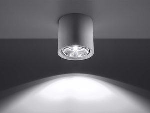 Miniaturka 2 - Lampa natynkowa LED o cylindrycznym kształcie – światło skierowane w dół