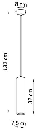 Wymiary kloszowej lampy Wymiary kloszowej lampy