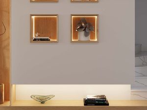 Miniaturka 3 - Biała kostka natynkowa z reflektorem halogenowym