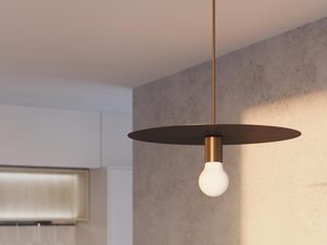 Miniaturka 12 - Aranżacja z czarną lampą sufitową w stylu industrialnym