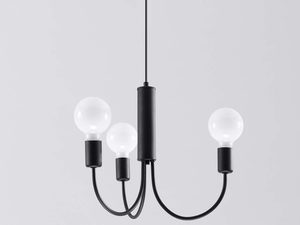 Miniaturka 1 - Nowoczesny żyrandol wiszący z trzema punktami świetlnymi