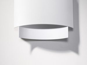 Miniaturka 1 - Biały nowoczesny kinkiet LED z podwójnym światłem