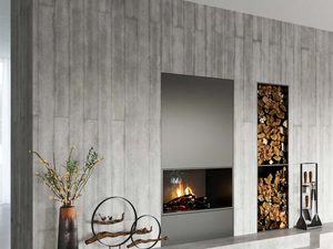 Miniaturka 5 - Szara lampa sufitowa z betonu o cylindrycznym kształcie