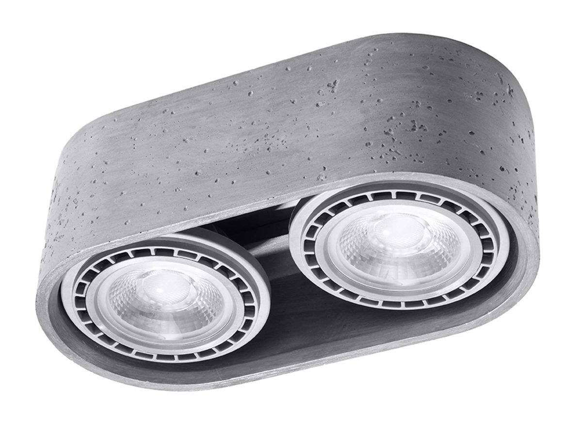 Plafon QUASAR 2 Betonowy Wyraz Stylu