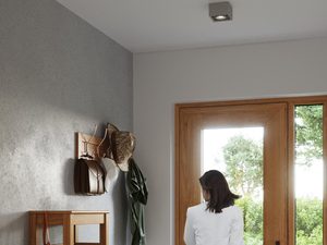 Miniaturka 12 - Wnętrze z podwójną oprawą LED na suficie, styl nowoczesny