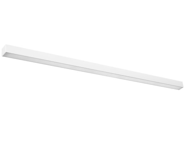 Nowoczesna lampa liniowa LED z białym profilem do minimalistycznych wnętrz