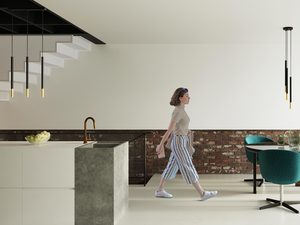 Miniaturka 17 - Minimalistyczna potrójna lampa czarna