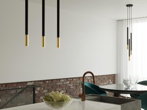 Miniaturka 18 - Trzy czarno-srebrne lampy w stylu modern