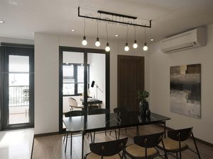 Miniaturka 4 - Nowoczesna aranżacja kuchni z oświetleniem przewodowym