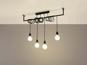 Miniaturka 2 - Oświetlenie wiszące z okrągłymi żarówkami na długich przewodach