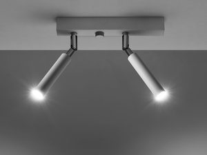 Miniaturka 9 - Nowoczesny biały reflektor LED montowany pod sufitem