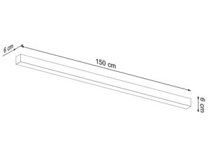 Miniaturka 15 - Lampa LED z minimalistycznym profilem aluminiowym