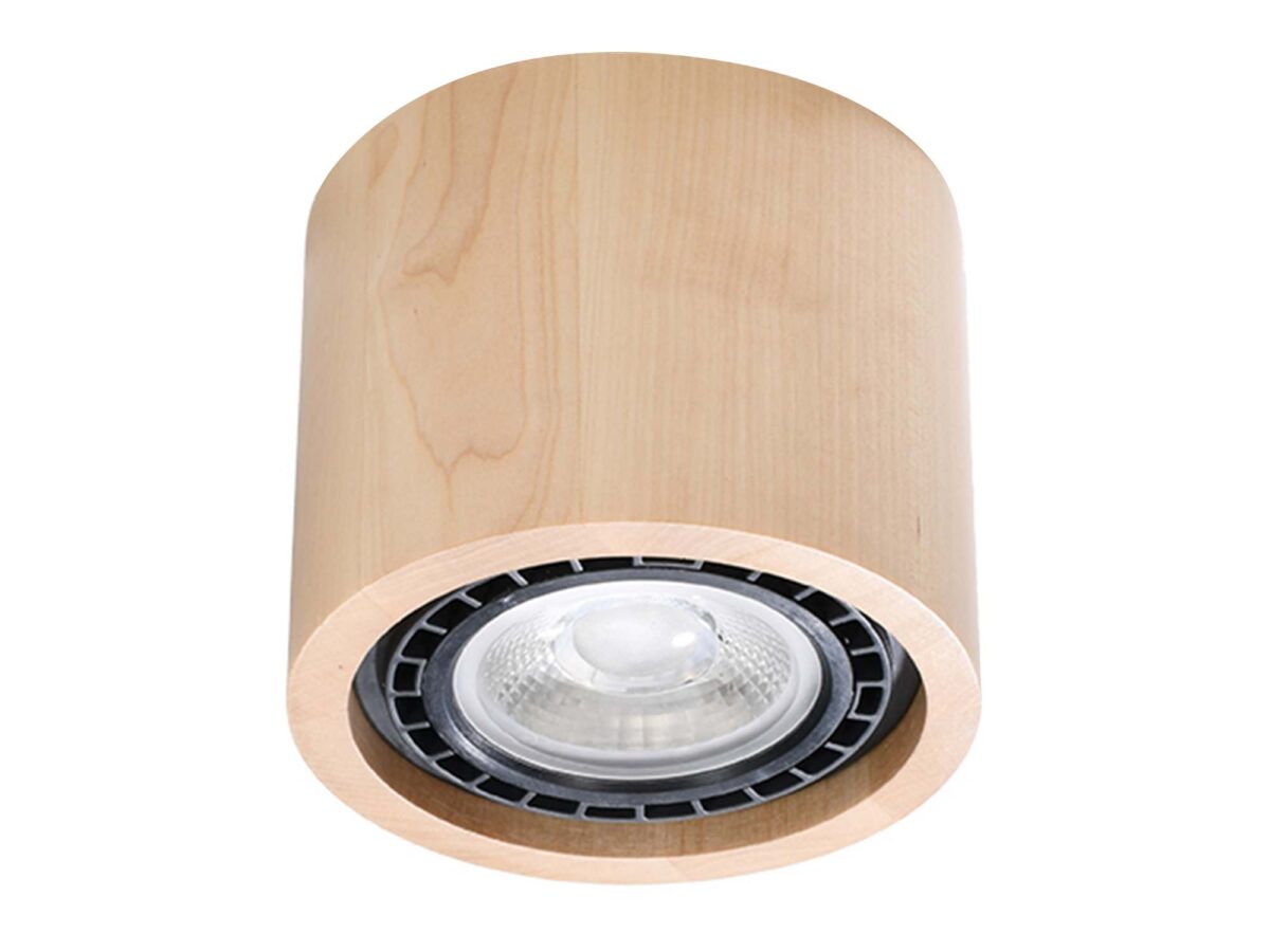 Prosty i Elegancki Plafon QUASAR 1 z Drewna