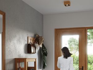 Miniaturka 11 - Oświetlenie sufitowe LED z drewnianym wykończeniem