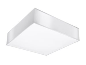 Miniaturka 6 - Biała kwadratowa lampa LED do sufitów podwieszanych