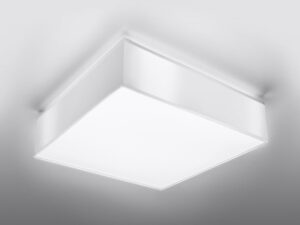 Miniaturka 7 - Nowoczesna lampa LED kwadratowa z białą obudową